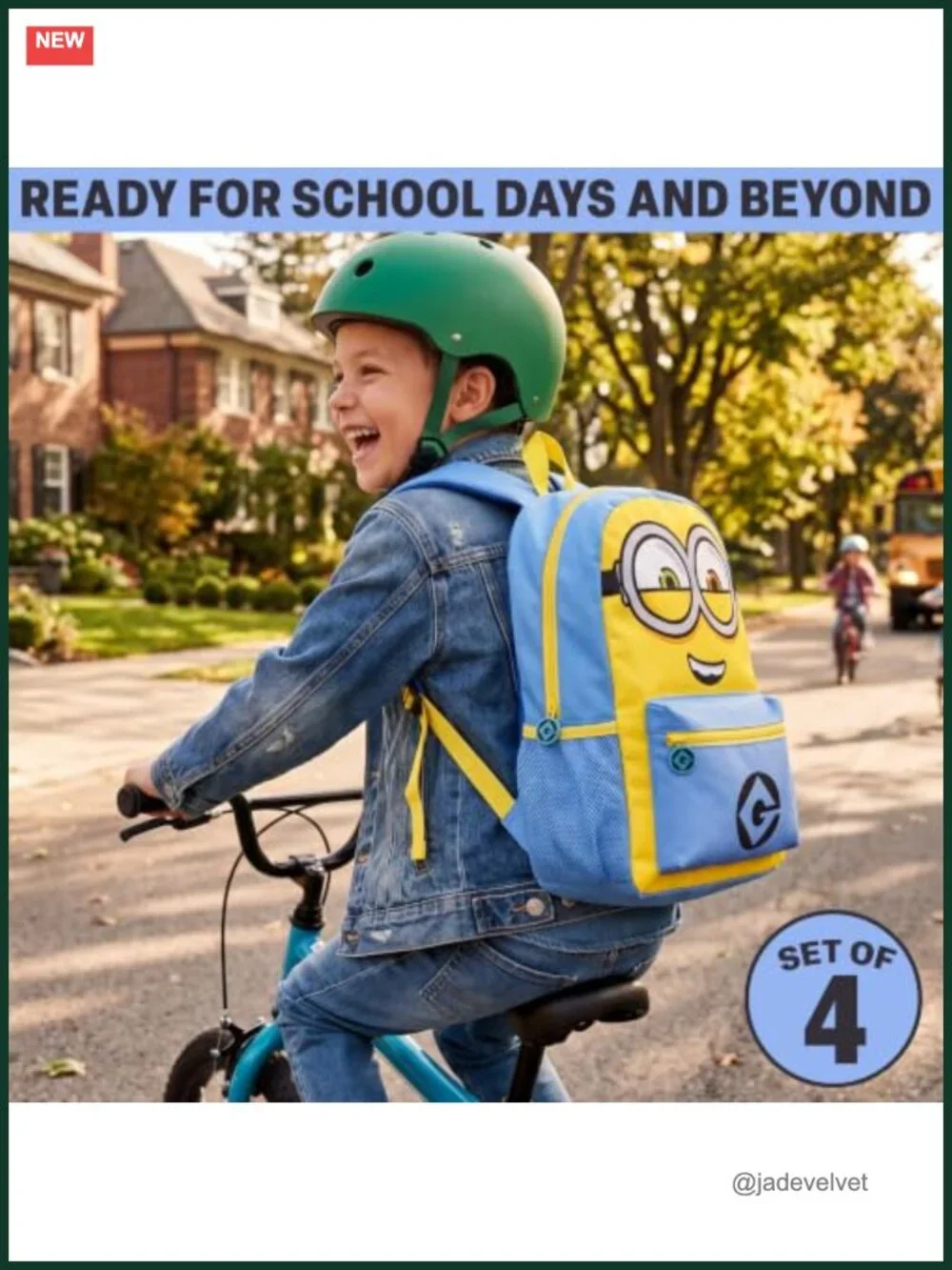 Kids Backpack Set with Lunch Bag, Pencil Case & Bottle